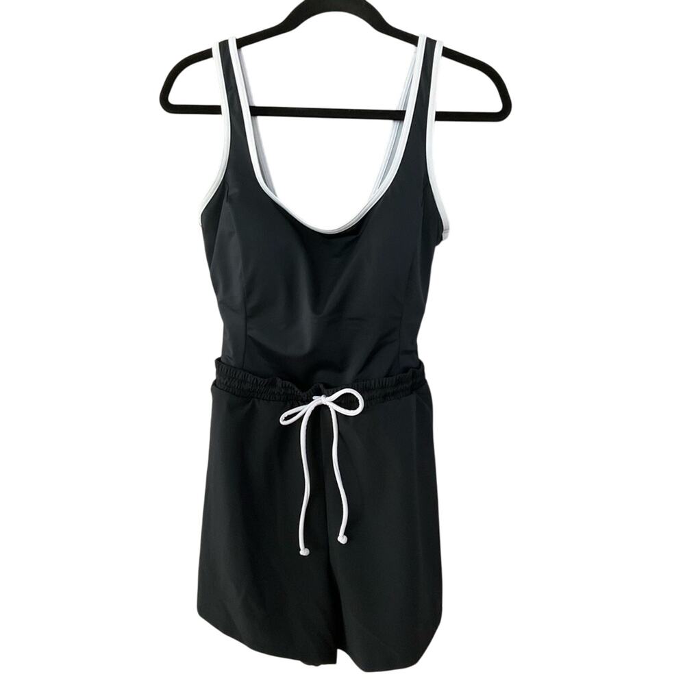 Penbrooke Women's Swimwear Sport Black White Size 14 NWT